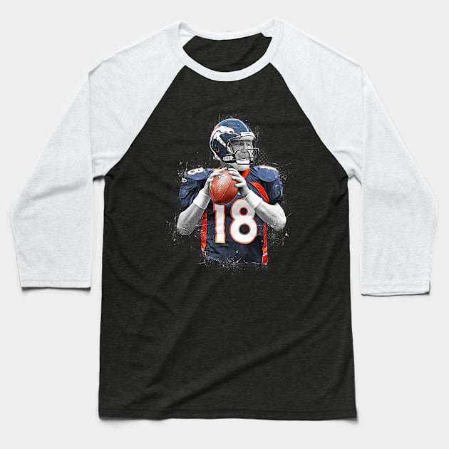 Peyton Manning Baseball T-Shirt by Creativedy Stuff